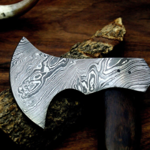 Handmade Damascus Steel Viking Axe