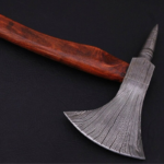 Damascus Steel Custom Handmade Hunting Axe