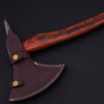 Damascus Steel Custom Handmade Hunting Axe