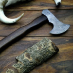 Handmade Damascus Steel Viking Axe