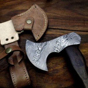 Handmade Damascus Steel Viking Axe