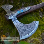 Leviathan Axe with Black Wood Shaft