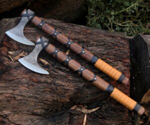 Ragnar Axe with Gripped Rose Wood Handle