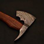 Handmade Damascus Tomahawk Axe With Rose Wood