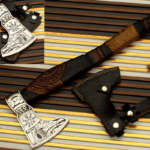 Description Reviews0 Add to cart Carbon Steel illuminati Axe with Enigmatic Black Wood Shaft