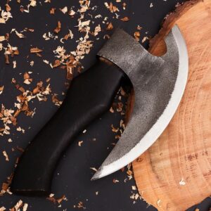 Hand forged Carbon Steel Pizza axe