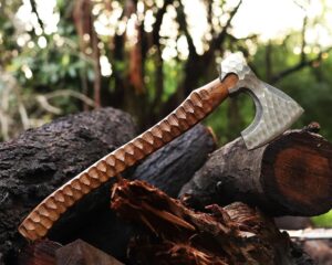Emberwood Handcrafted Flareblade Camping Hatchet