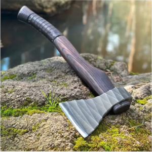 Nordic Noble Hatchet with Leather Grip Wrap