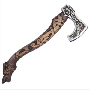 Wolf’s Wrath Hand-Forged Bearded Axe