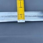 Mid section view of Legend of Zelda Master Sword replica blade width measurement